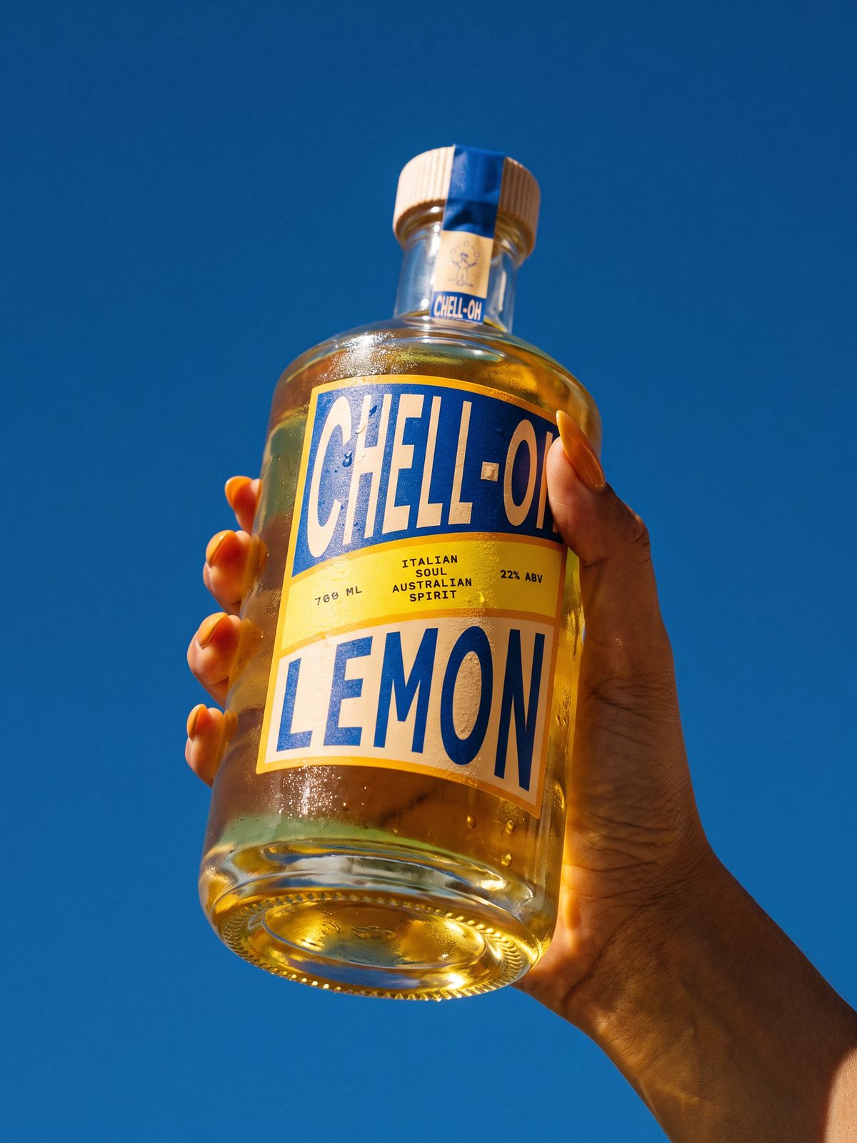 CHELL-OH! Lemon on a yellow ledge